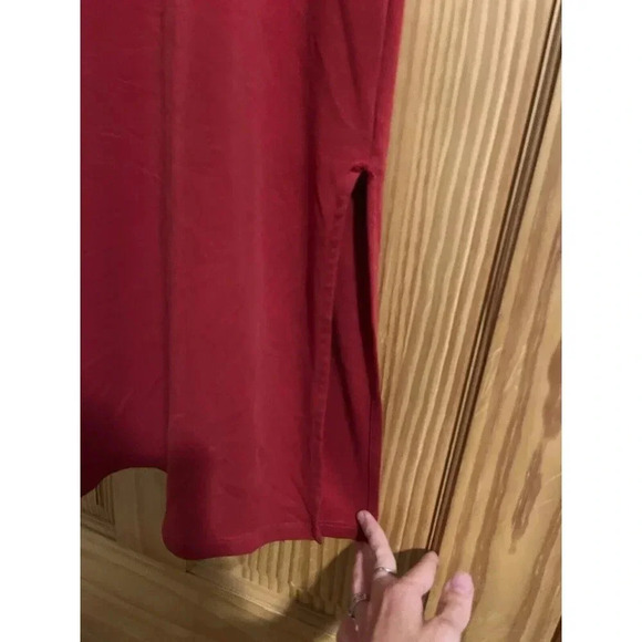 Fabletics Haute Red Cacey Racerback Maxi Dress 2X/XXL Minimalist Comfort Beach - Picture 3 of 4